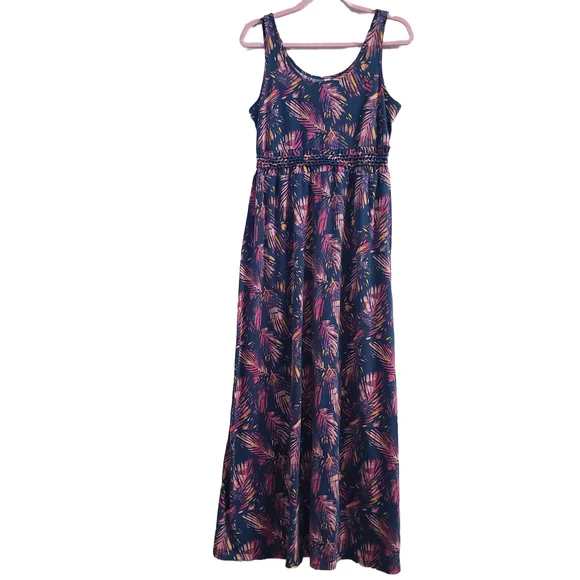 Mudd Laddar Braid Cutout Floral Maxi Dress Size 14 - Picture 1 of 13